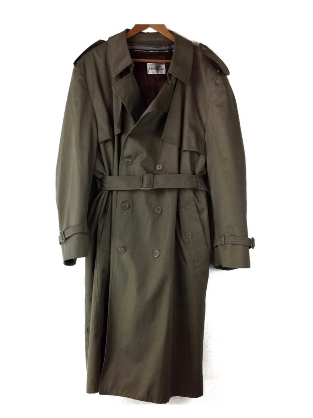 Always Trendy Vintage Alexander Lloyd Trench Coat size 3XL